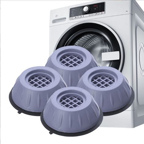 Tapis de sol antidérapant pour Machine à laver, 4 pièces, résistant aux chocs, protection élastique pour meubles, matériel de protection pour meubles (1/4)
