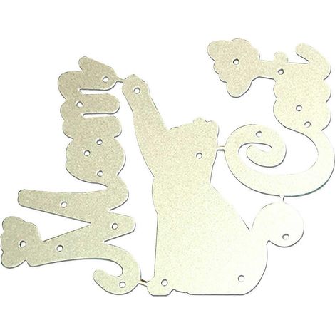 Metallstanzformen für Katzenmama, handgefertigte Bastelarbeiten, Kinder, Mädchen, Jungen