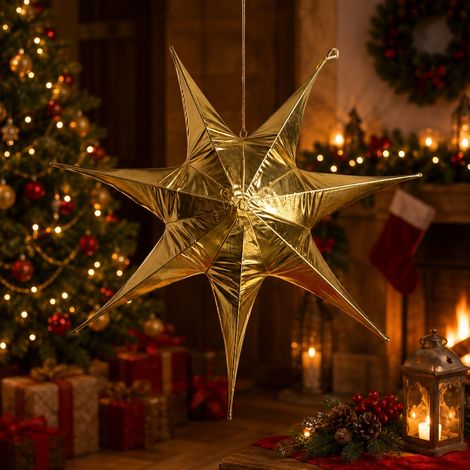 Bonturi Casa SEVEN STAR GOLD Natalizia 65cm (1/2)