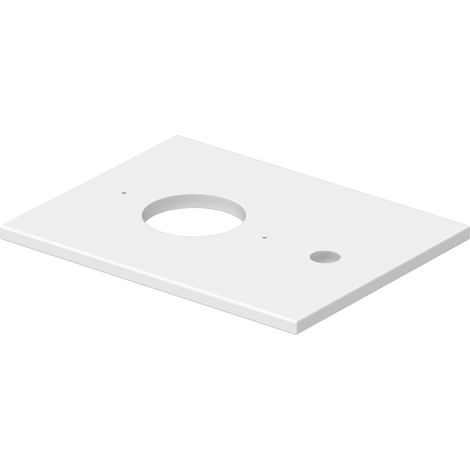 Console Duravit Sivida, 1 découpe, 410x330mm, 2670053200,