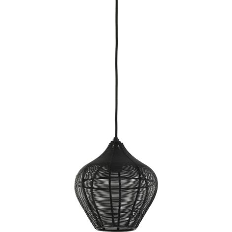 Light & Living - hängeleuchte - Alvaro - schwarz - metall -