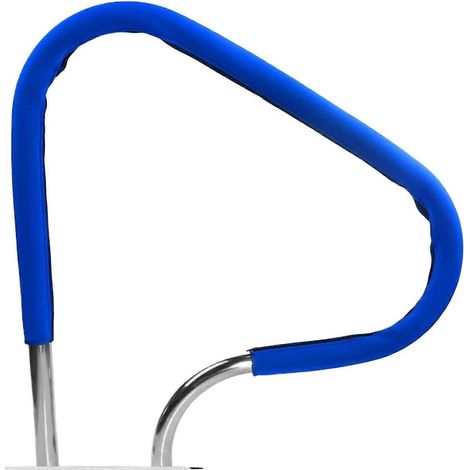 Housse de protection pour main courante de piscine avec matériau frais au toucher, surface antidérapante et fermeture éclair. (1/5)