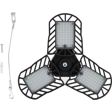 Lampe de travail LED 60W SD-0013 déformable, orientable à 90°, avec câble de sécurité 85-265V (1/5)
