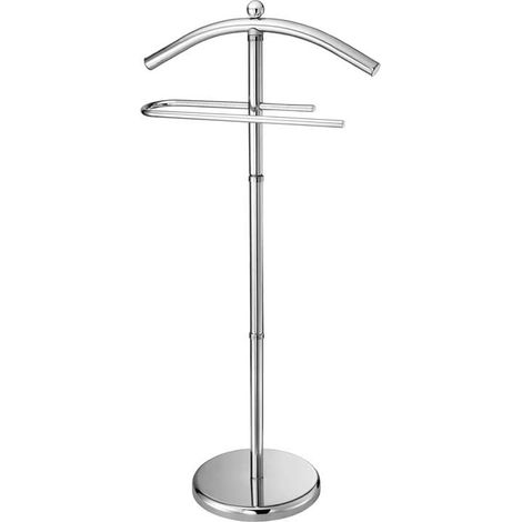 INDOSSATORE MONOSPALLA CON APPENDIABITI SILVER CROMATO 44 X 26 X H 110 CM (1/2)
