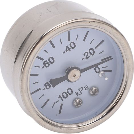 Manomètre à vide en acier inoxydable 1/8", cadran liquide pour systèmes pneumatiques (1/5)