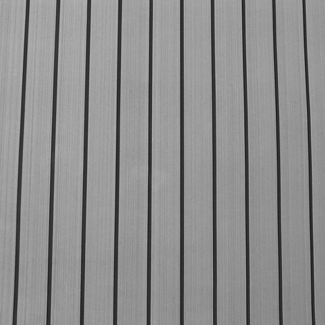 Tapis de bateau/tapis de pont de yacht en EVA 120240cm, exclusivité entrepôt à l'étranger, gris + noir. (1/4)