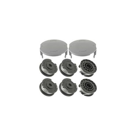 Bobines F016800569/F016800385, longueur 4 m Ø 1,6 mm pour coupe-bordure sans fil Bosch EasyGrassCut 23/26/18/18-230/18-260/18-26 et couvercle de bobine F016F05320 (6 Bobines + 2 Couvercle) (1/5)