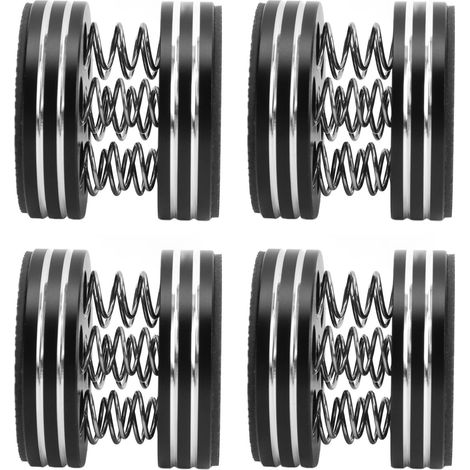 Zoternen Haut-parleur isolement pieds amorbants absorbant empêcher le slip à ressort Hifi support pour l'amplificateur subwoofer 4pcs noir (1/5)
