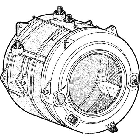 Ersatzteil - Trommel 62lt d340 1600 -  - ARISTON HOTPOINT