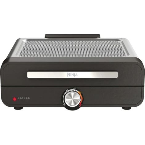 Grill et plancha d'intérieur - NINJA - Sizzle GR101EU - 34 x 8 x 13,5 cm - Noir