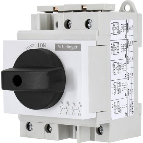Interruptor PV 4P 1200V DC 32A - Instalación Rail TH35 - IP20 - Potencia de conmutación 8kV (1/5)