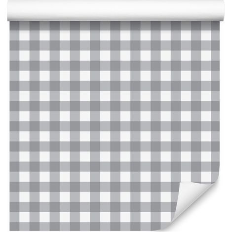 Papier peint à motifs gris clair et gris 50x1000 cm (1/5)