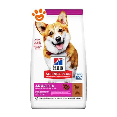 HILLS SCIENCE PLAN Adult Small Mini Agnello e Riso - Sacco 1,5 Kg -