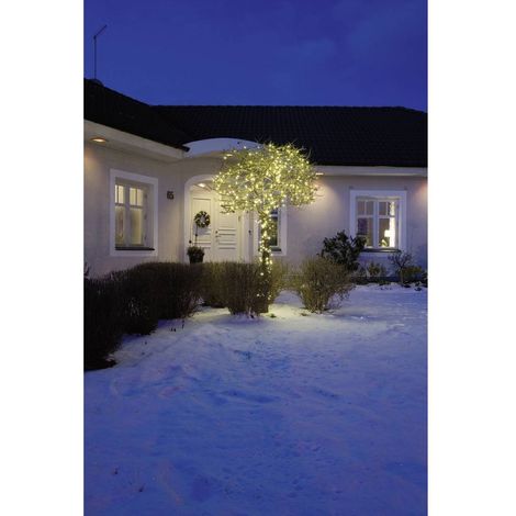 Konstsmide 3609-110 Guirlande 20 Micro LED Blanc Chaud + Câble Noir 24 V (1/2)