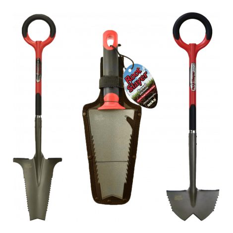 ROOTSLAYER - VENTEO - Pack Précision - Noir - Adulte -Beche RootSlayer + RootSlayer à main™ + RootSlayer Dresse bordures™