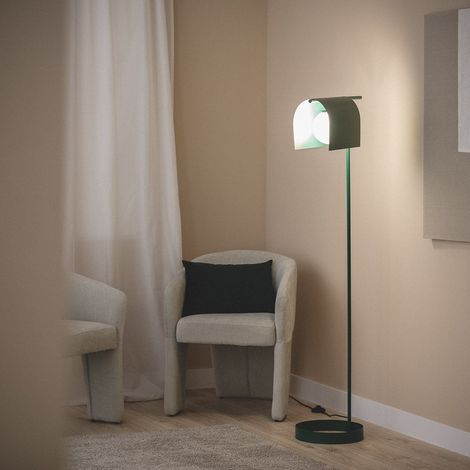 Lampadaire Métal Heswall Vert (1/5)