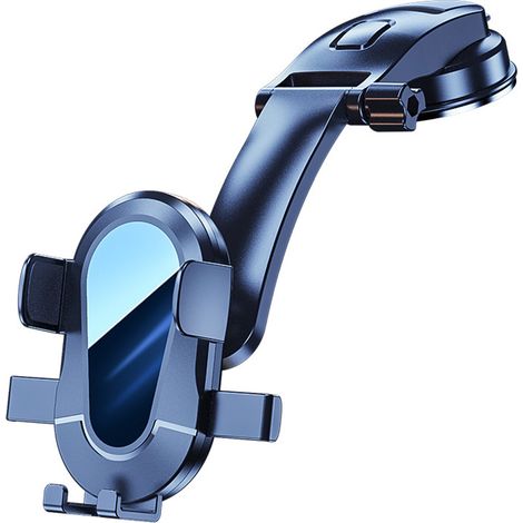 Support Téléphone Voiture - Fixation Tableau De Bord - Compatible Smartphones 4,7 À 6,8 Pouces - Sans Obstruction Visuelle - 1 Pièce (1/5)