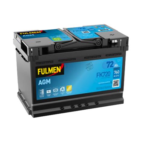 Fulmen - Batterie voiture Fulmen Start-Stop AGM FK720 12V 72Ah 760A