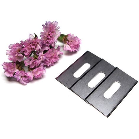 Cuchillas plateadas para cortacésped – paquete de 30 cuchillas de acero, universales para cortacéspedes