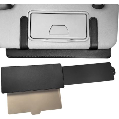 Extenseur de visière de voiture - Panneau anti-éblouissement - Panneau de blocage du soleil - Protection UV et design coulissant réglable pour réduire la fatigue oculaire dans des conditions (1/5)