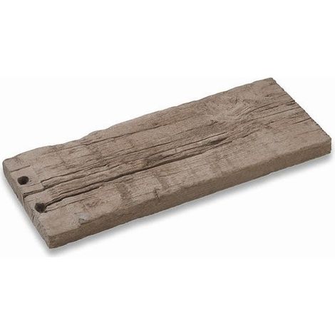 Traviesa Madroño - jardineras y escalones con aspecto de madera - 65 × 25 × 4 cm - Unidad - Roble (1/3)