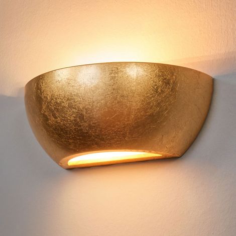 [GEBRAUCHT] B-Ware Lindby Wandleuchte Kolja Goldfolienfinish Wandleuchte Wandlicht Bilderleuchte