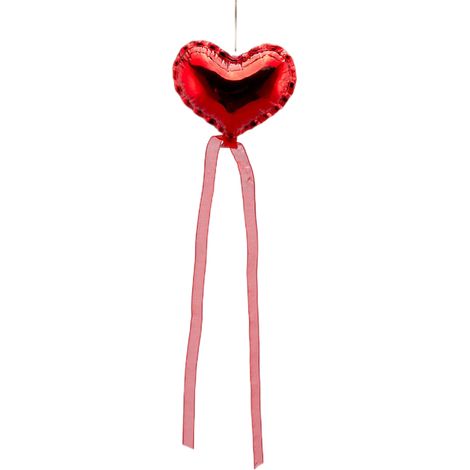 EDG Enzo De Gasperi Decorazione di Natale Palloncino Cuore Vetro D 12 Cm Red (1/2)