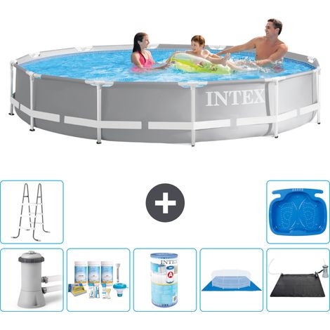 Intex Piscina Prism Frame Rotonda - 366x76 cm - 8-pezzi  S32102