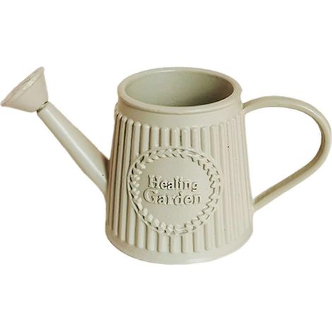 Mini arrosoir en métal, pot d'arrosage miniature, outil de jardinage pour maison de poupée, jouet d'arrosage simulé-C (1/5)