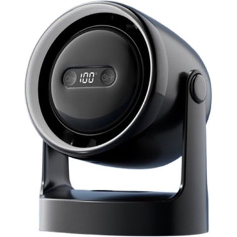 Ventilador de escritorio，Ventilador USB，Ventilador de escritorio silencioso，Circulador de aire，100 velocidades ajustables，151217 cm，Negro (1/5)