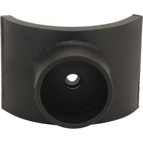 Adaptateur de prise en bouteille selle à haute résistance essieu de levage hydraulique pour tube à 3 pouces noir (1/4)