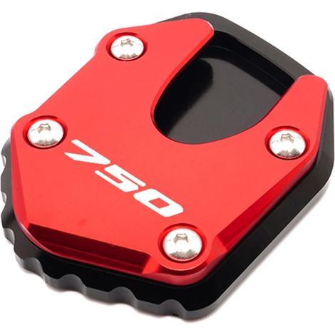 (Rouge) Compatible avec HONDA Forza 750 Forza750 2020 2021 2022 Accessoires moto Béquille latérale CNC, extension et plaque de support maxpower (1/3)