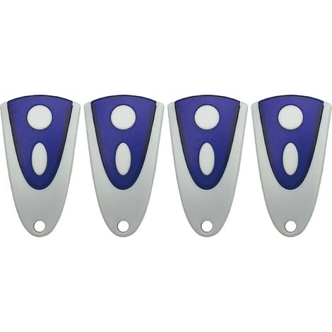 4er-Pack Garagentorsender 433,92 MHz, kompatibel mit Novoferm Novotron 502 MAX43-2, Novotron 512 MIX43-2, Novotron 522 und Novoferm MNHS433-2 (1/5)