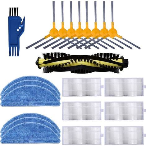 For IKOHS Kit d'accessoires de rechange pour aspirateur robot Netbot S18 Smart