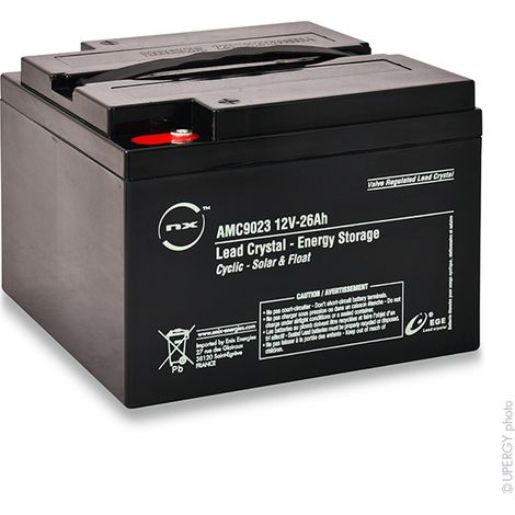 NX - Batterie lead crystal 6-CNFJ-26 12V 26Ah M5-F (1/4)
