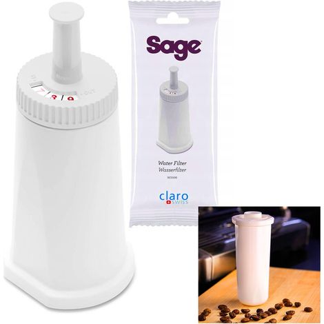 Filtro de agua Sage ClaroSwiss blanco 9 cm x 20 cm
