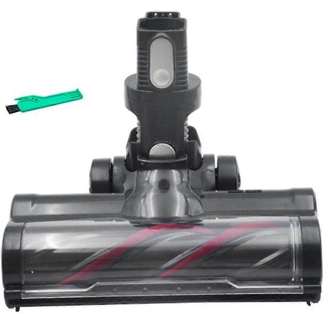 Pour aspirateur INSE N5/N5S/N5T/S6 Moosoo/M8 PLUS : brosse électrique pour sols, tête de brosse souple avec éclairage LED anti-poussière. (1/5)