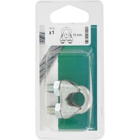 Cavo di bloccaggio con morsetto in acciaio da 10 mm - 1 pezzo