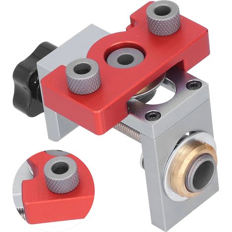 3-in-1-Holzbearbeitungs-Bohrschablone, Runddübelverbinder, Bohrschablonen-Positionierer (1/5)