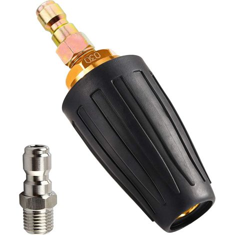 Buse à turbine pour nettoyeurs haute pression, 3000 PSI, Noir (1/5)