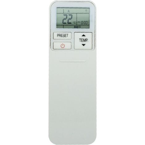 Remote control universal for conditioner  Compatible Toshiba  Operates with 2 batteries AAA  Replacement of remote control original (1/4)