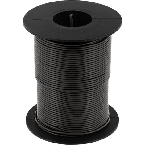 econ connect KL025SW50 Litze  1 x 0.25 mm² Schwarz 50 m