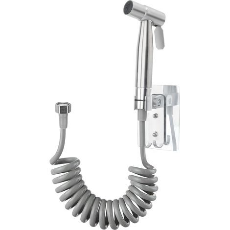 Kit Douchette WC Bidet de Toilette Pulvérisateur de bidet à main Pulvérisateur de Toilette pour Bidet avec Tuyau ABS de 40-200 cm,Crochets sans Perçage pour Salle de Bain (1/5)