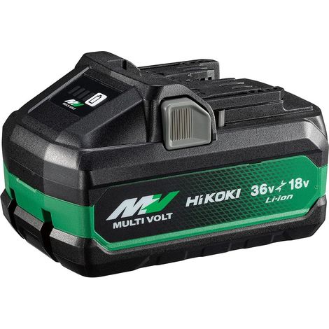 Batterie Multivolt 18V 8Ah / 36V 4Ah – Lithium-ion avec témoin de charge LED – Compatible outils Hitachi et Hikoki (1/5)