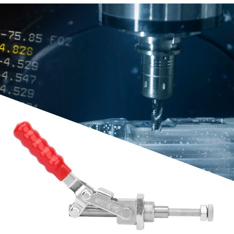 Outil de serrage à bascule rapide professionnel en acier inoxydable avec poignée de type poussée-traction (36204) (1/5)