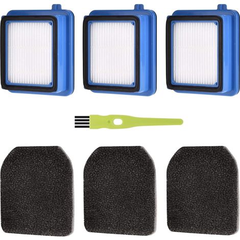 QX7 Filter Zubehör Set für AEG QX6 QX7 QX8-2 Staubsauger Ersatzteile Ersatzfilter für AEG ASKW1 Filter mit 3 Vormotorfilter 3 Hygienefilter Waschbar 1 Reinigungsbürste (1/5)