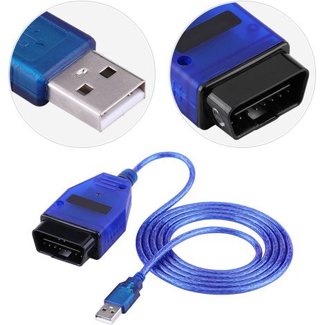 KKL 409.1 Blauer USB-OBD2-Anschluss Kfz-Diagnosegerät-Scanner (1/5)