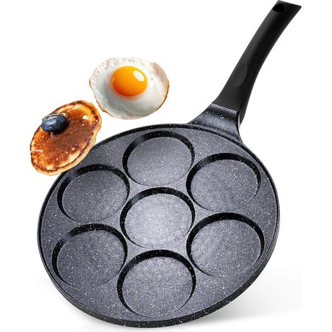 Padella antiaderente per uova fritte e pancake, piano cottura a induzione in granito, 26 cm (1/5)