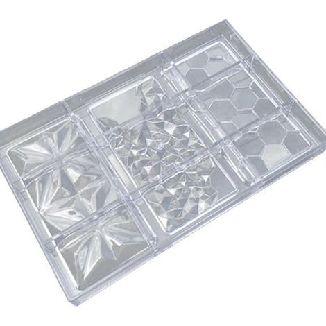 Moule à barres chocolatées Cadny en polycarbonate, moule à chocolat en plastique pour pâtisserie, gâteaux, bonbons et confiseries (1/5)
