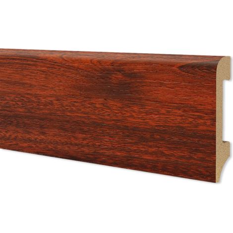 Battiscopa BC Spazzolato in POLIMERI EqualWood HI-TEC 75x14mm Nero, Bianco, Alluminio ecc. (prezzo al metro)-MOGANO